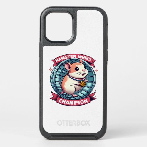 Hamster Wheel Champion OtterBox Symmetry iPhone 12 Pro Case