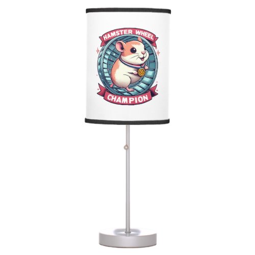 Hamster Wheel Champion Table Lamp