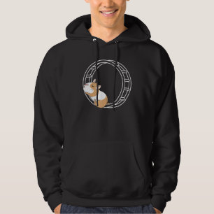 Hamster Wheel Hammy Owner Fluffy Rodent Pet 1 Hoodie