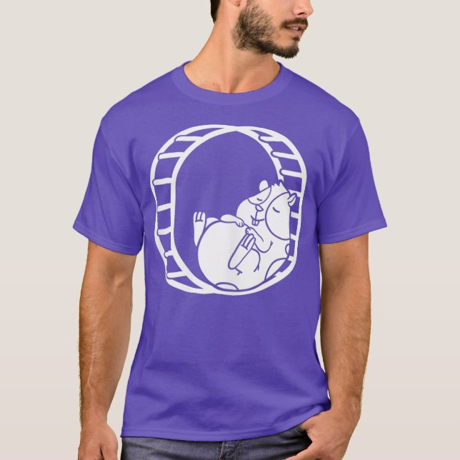 Hamster Wheel Pet T-Shirt (Front)