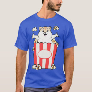 Hamster with Bag of Popcorn T-Shirt