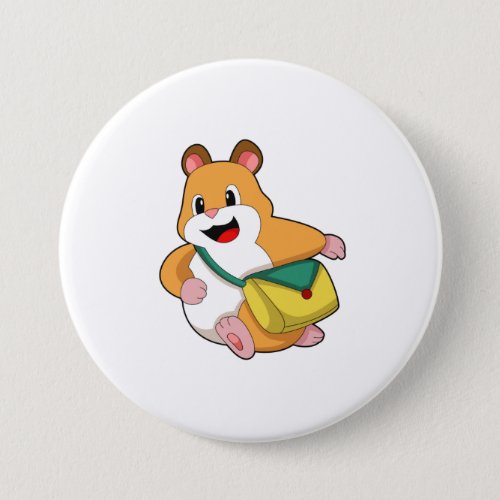 Hamster with BagPNG Button
