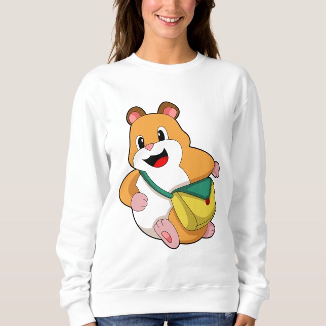 Hamster with Bag.PNG Sweatshirt (Front)
