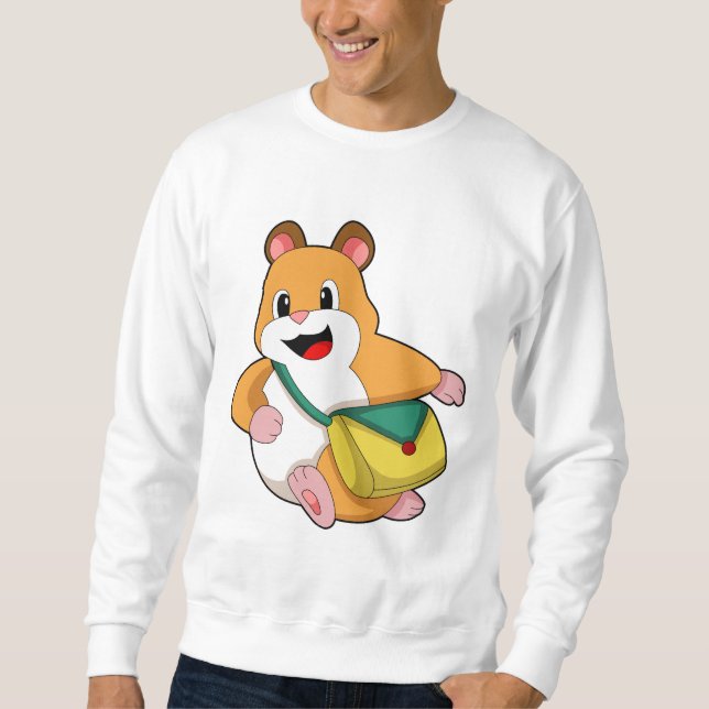 Hamster with Bag.PNG Sweatshirt (Front)