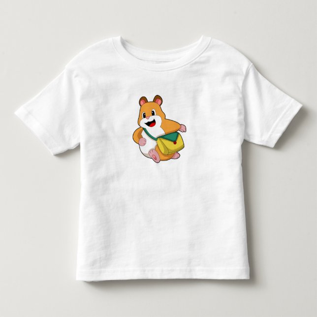 Hamster with Bag.PNG Toddler T-shirt (Front)