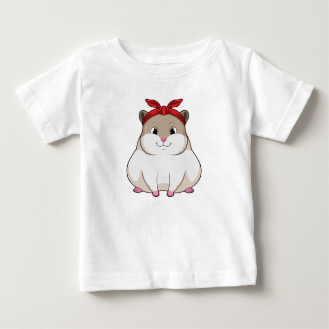 Hamster with Bandana Baby T-Shirt (Front)
