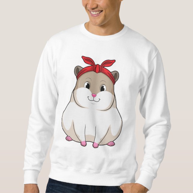 Hamster with Bandana Sweatshirt (Front)