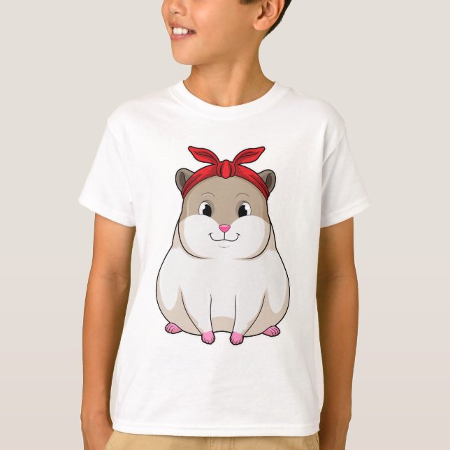 Hamster with Bandana T-Shirt (Front)