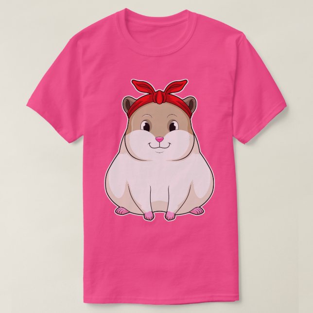 Hamster with Bandana T-Shirt (Design Front)