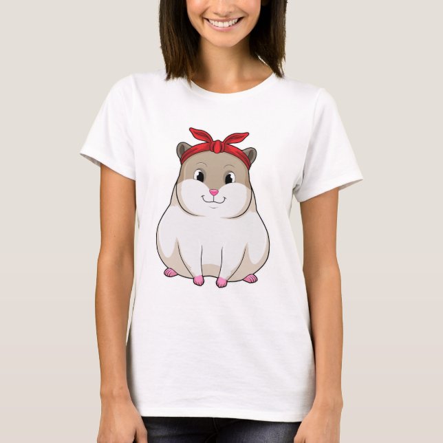 Hamster with Bandana T-Shirt (Front)