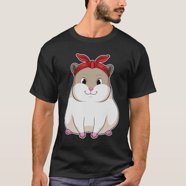 Hamster with Bandana T-Shirt (Front)