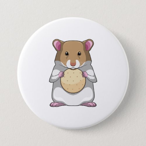 Hamster with Biscuit Button