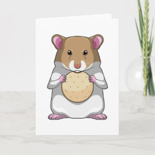 Hamster with Biscuit Card