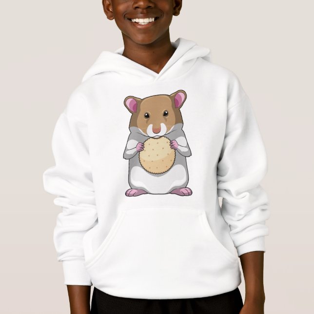 Hamster with Biscuit Hoodie (Front)