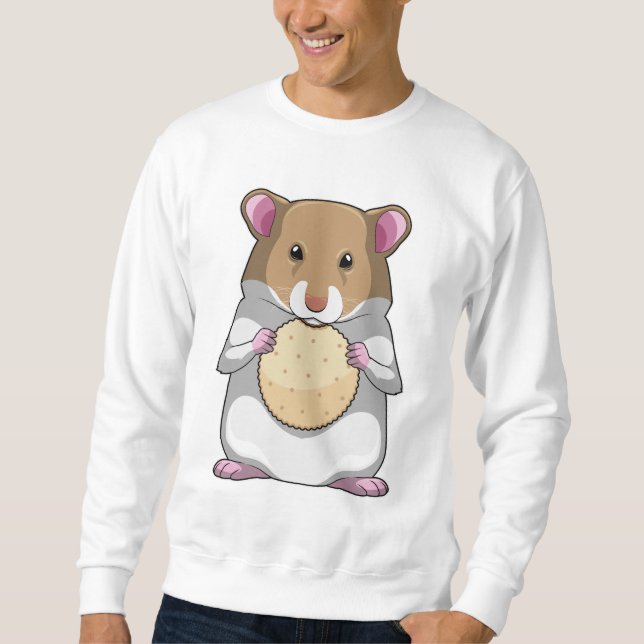 Hamster with Biscuit Sweatshirt (Front)