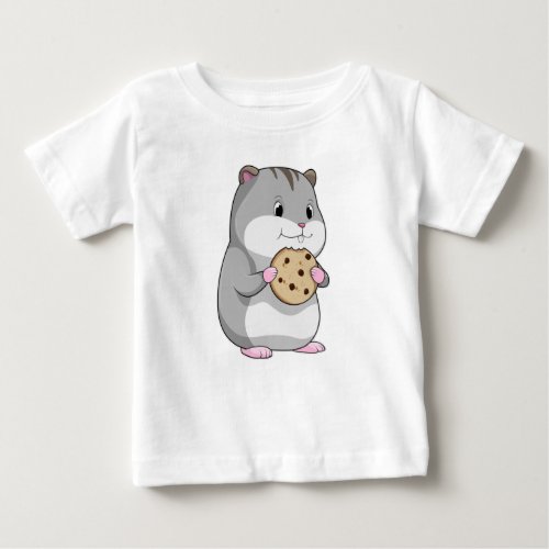 Hamster with Cookie Baby T_Shirt