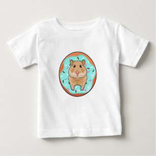 Hamster with Donut Baby T-Shirt