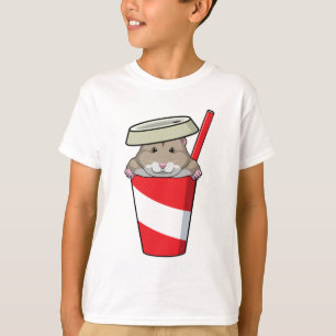 Hamster with Drink T-Shirt