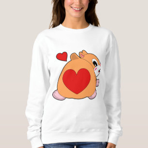Hamster with Heart Sweatshirt