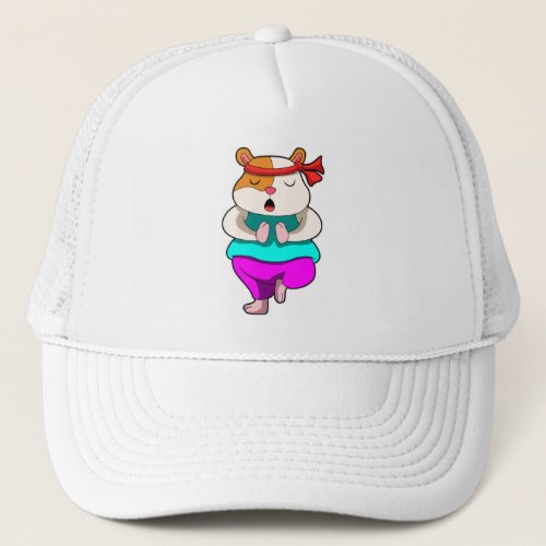 Hamster with Heart Trucker Hat