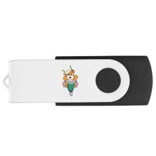 Hamster with Jackhammer Flash Drive