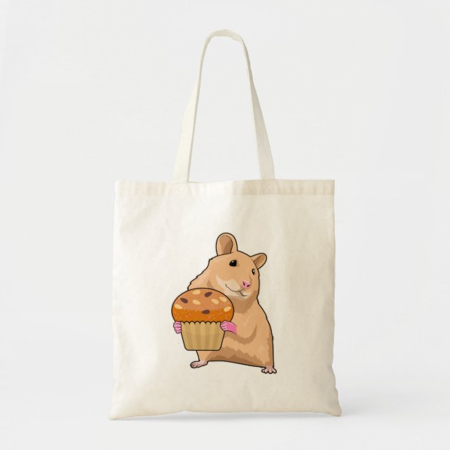 Hamster with Muffin Tote Bag (Front)