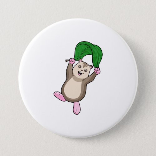 Hamster with Parachute Button