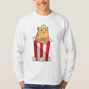 Hamster with Popcorn T-Shirt