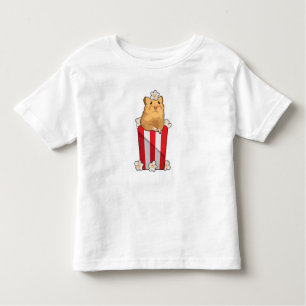 Hamster with Popcorn Toddler T-shirt