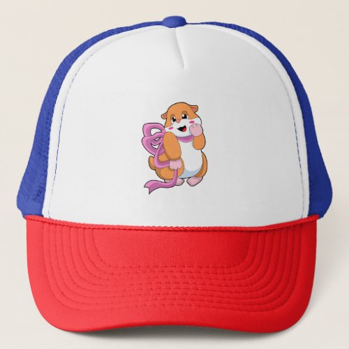 Hamster with Ribbon Trucker Hat