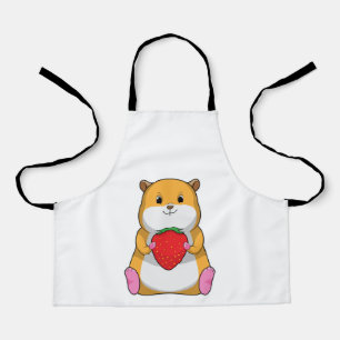 Hamster with Strawberry Apron