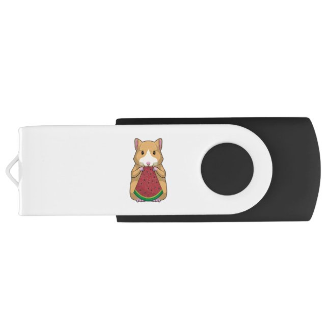Hamster with Watermelon Flash Drive (Back)