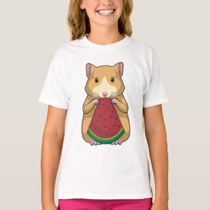 Hamster with Watermelon T-Shirt