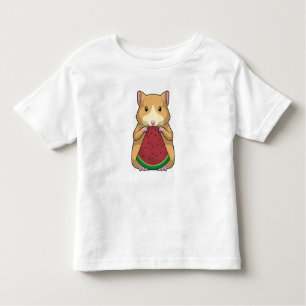 Hamster with Watermelon Toddler T-shirt