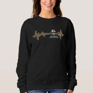 Hamster Yoga Poses Sport Gymnastics Ohm Heartbeat  Sweatshirt