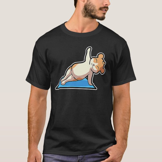 Hamster Yoga Poses Sport Gymnastics Ohm Heartbeat  T-Shirt (Front)