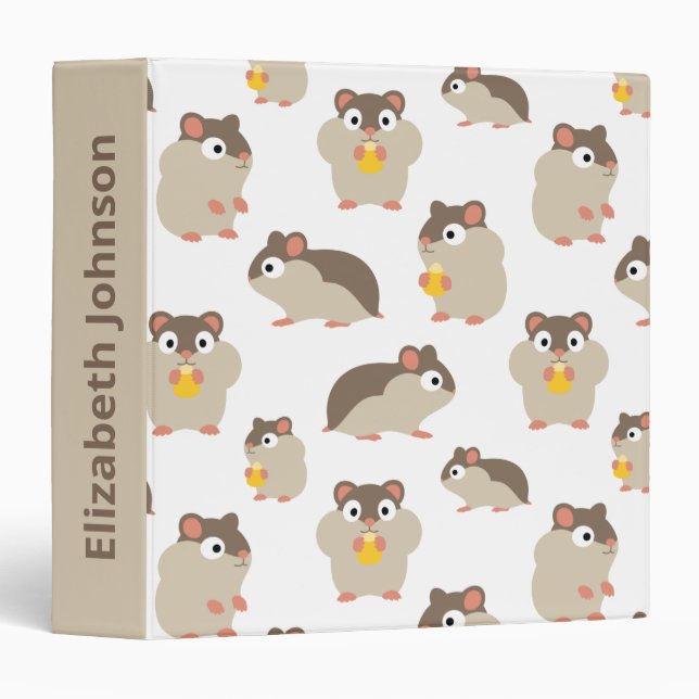 Hamsters 3 Ring Binder (Front/Spine)