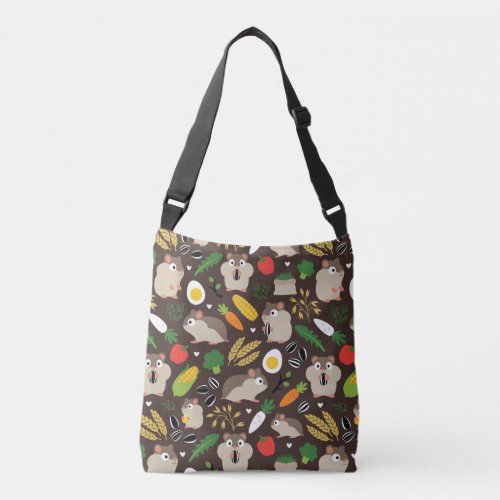 Hamsters And Their Treats Crossbody Bag