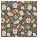Hamsters And Their Treats Fabric