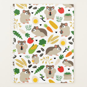 Hamsters And Their Treats Planner