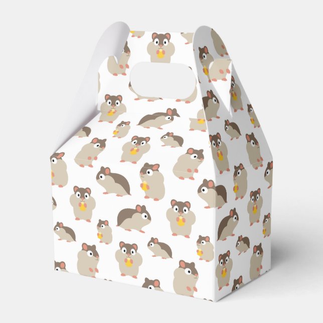 Hamsters Favor Boxes (Front Side)