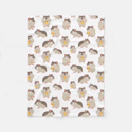 Hamsters Fleece Blanket