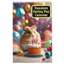Hamsters Having Fun Calendar
