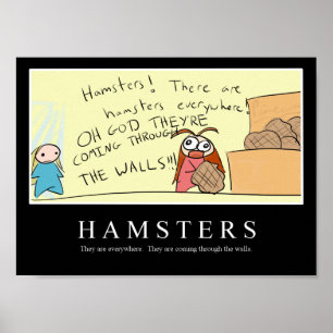 HAMSTERS inspirational poster
