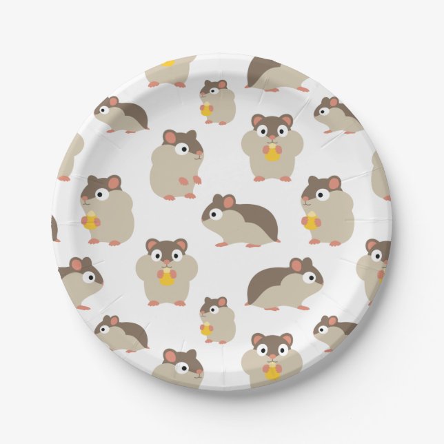 Hamsters Paper Plates (Front)