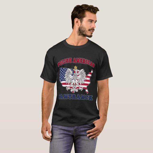 Hamtramck Michigan Polish T-Shirt (Front Full)