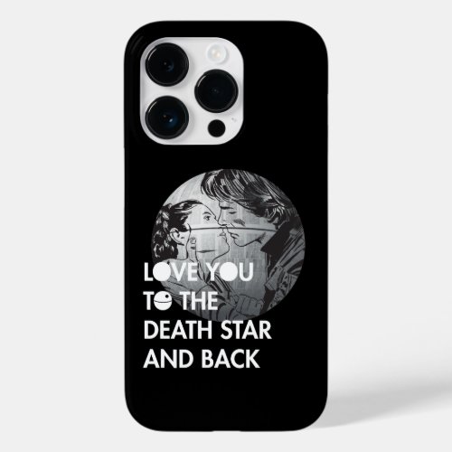 Han  Leia Love You To The Death Star And Back Case_Mate iPhone 14 Pro Case