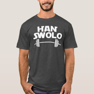 Han Swolo Gym Weightlifting Funny Boxy T-Shirt
