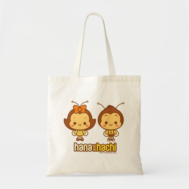 Hana and Hachi Tote Bag (Front)