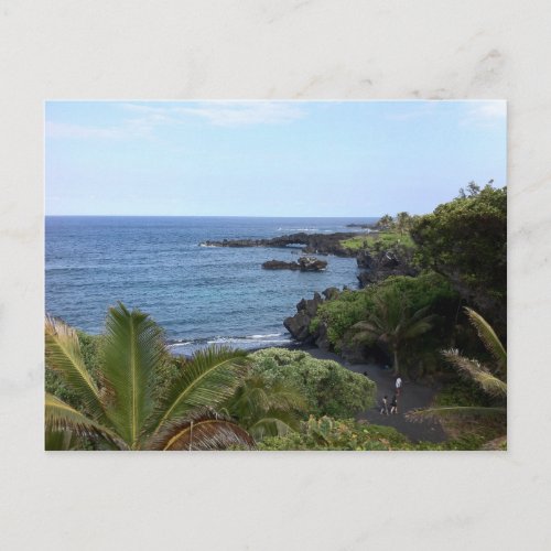 Hana Highway Beach Maui Hawaii Postcard